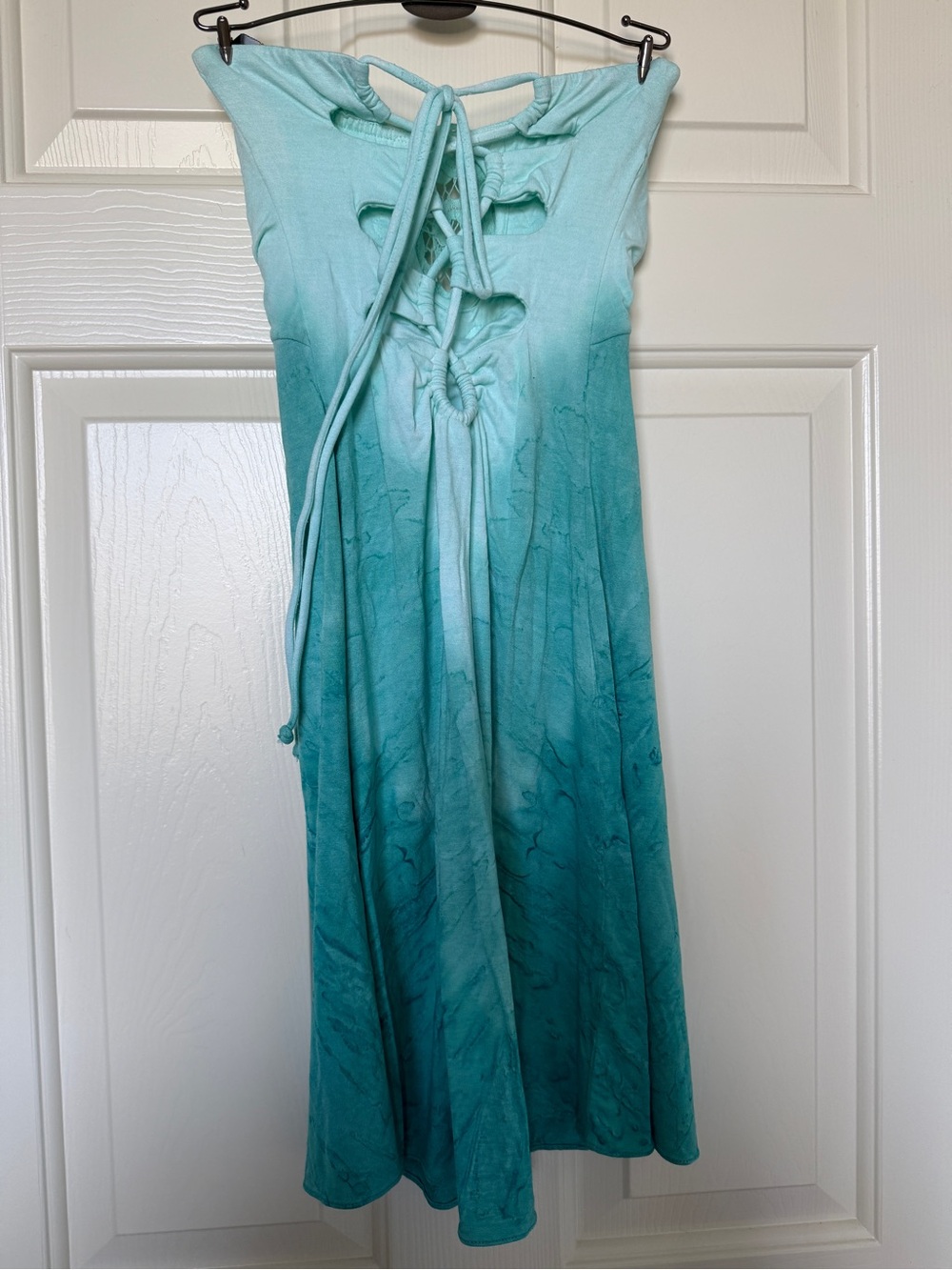 Sky Strapless Mint Mini Dress XS - Picture 2 of 3